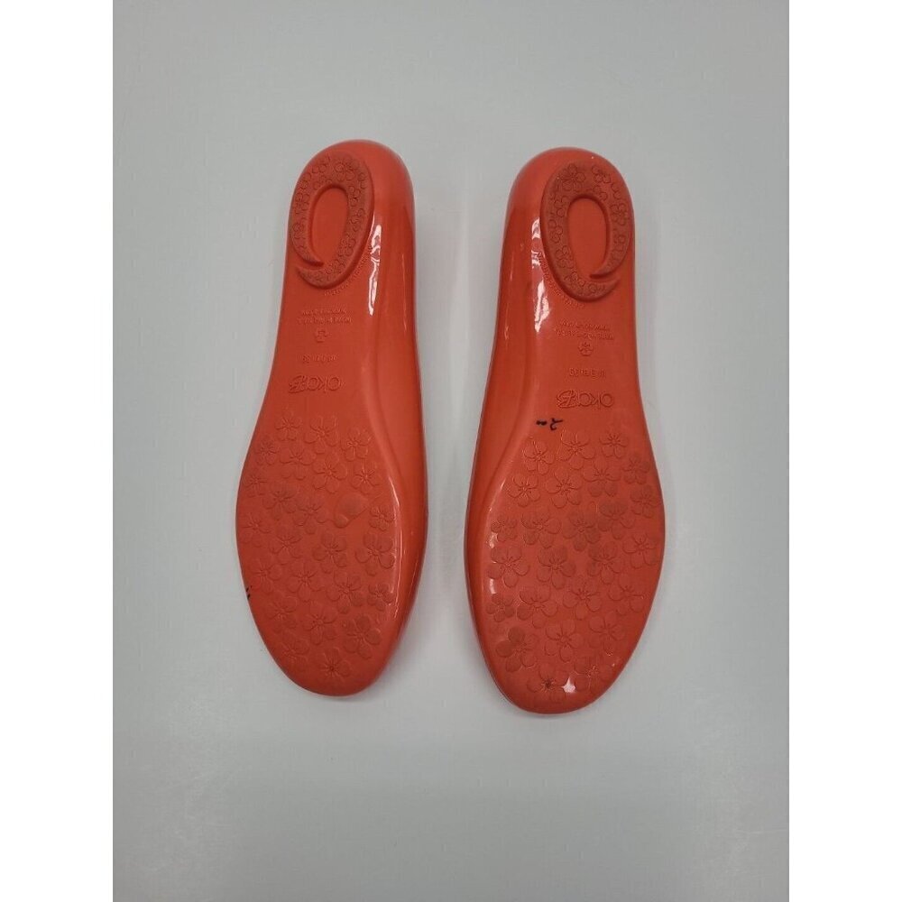 Oka-B Women's Orange Flats - Picture 7 of 8